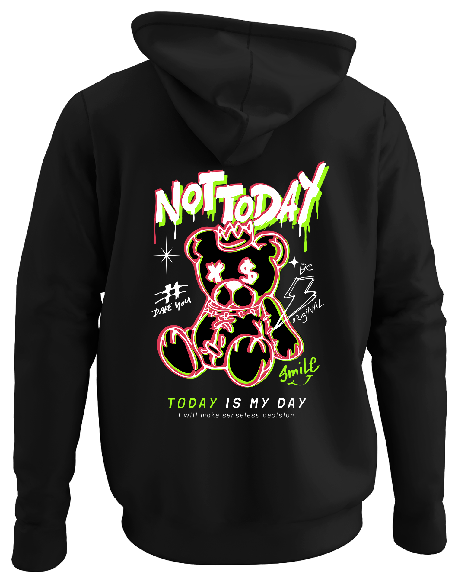 Alfaq Not to day Hoodie